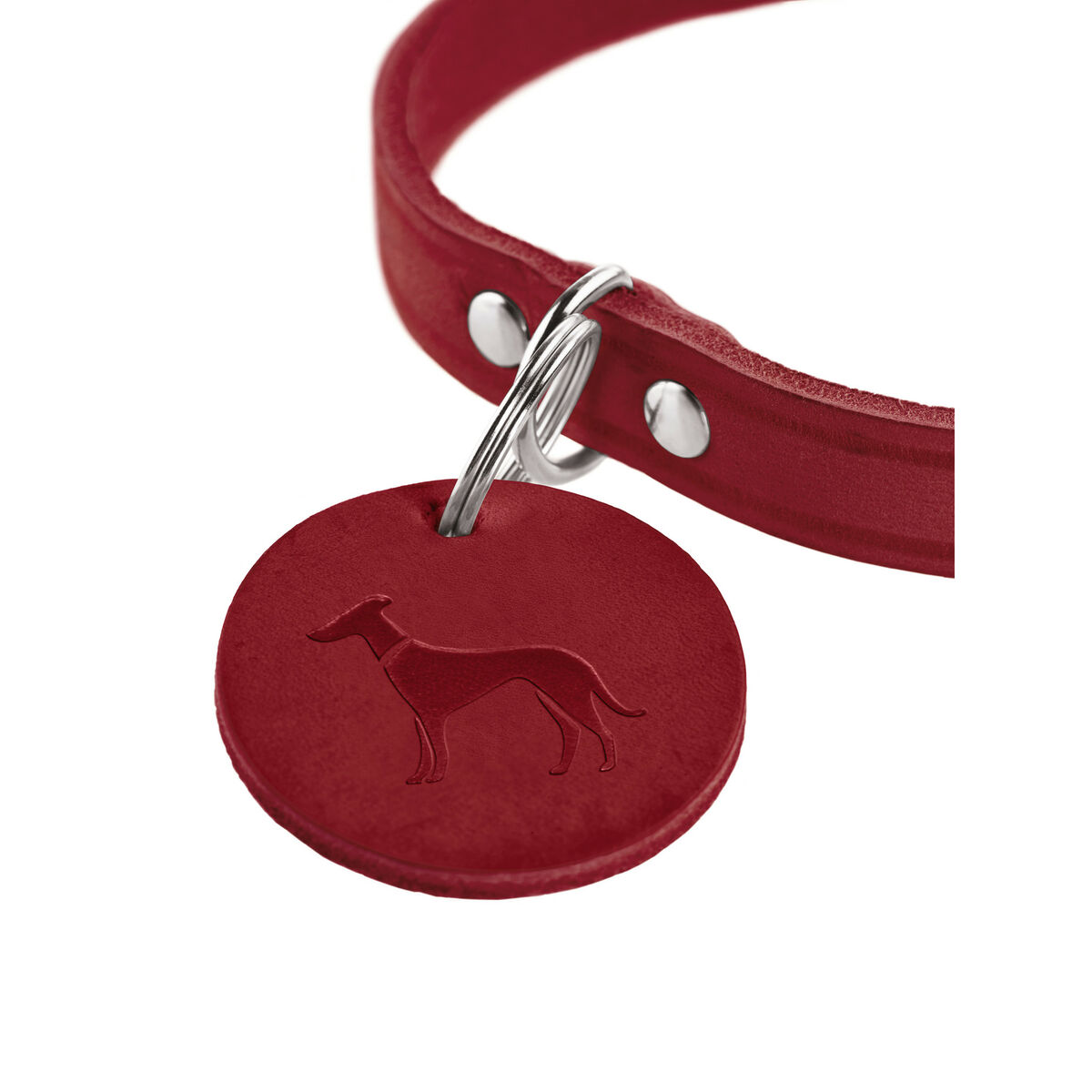 Hundehalsbånd Hunter Aalborg Rød S/M 37-43 cm